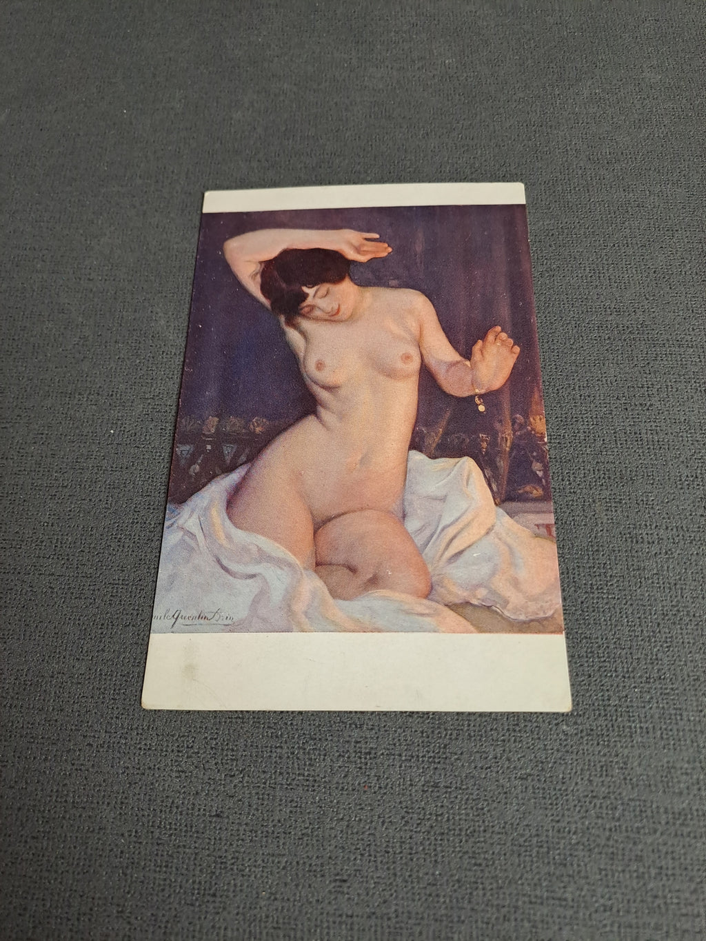 Antique French Postcard by Emile Quentin-Brin