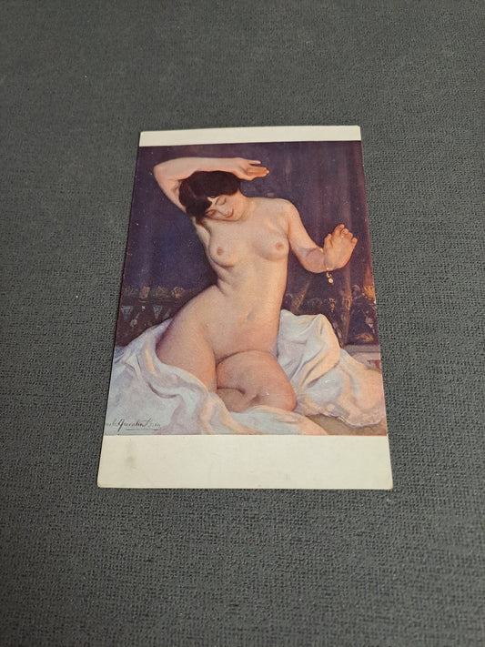 Antique French Postcard by Emile Quentin-Brin