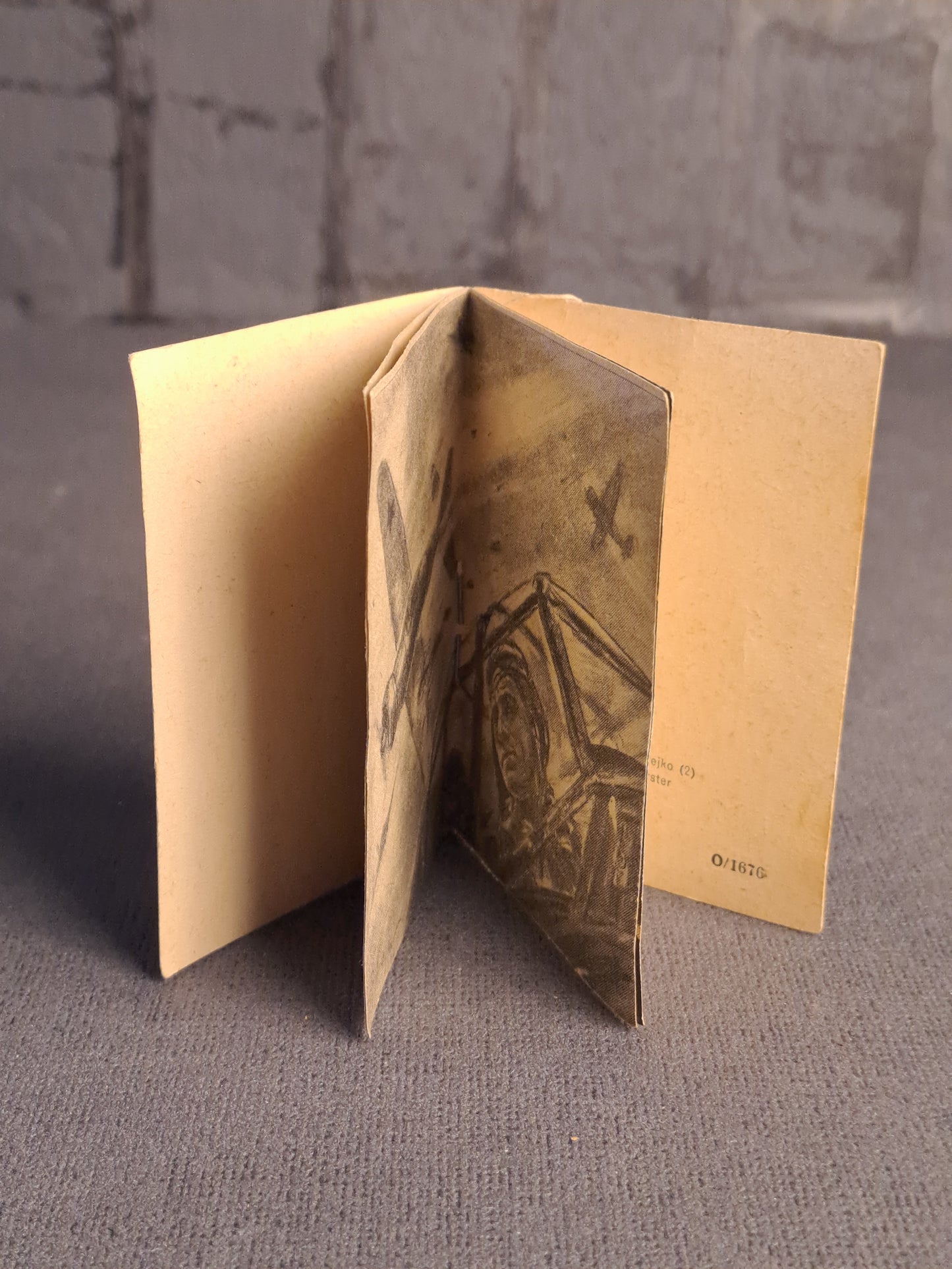 WHW Knight Cross Mini Booklet Gerhard Koeppen / WHW Ridderkors Gerhard Koeppen