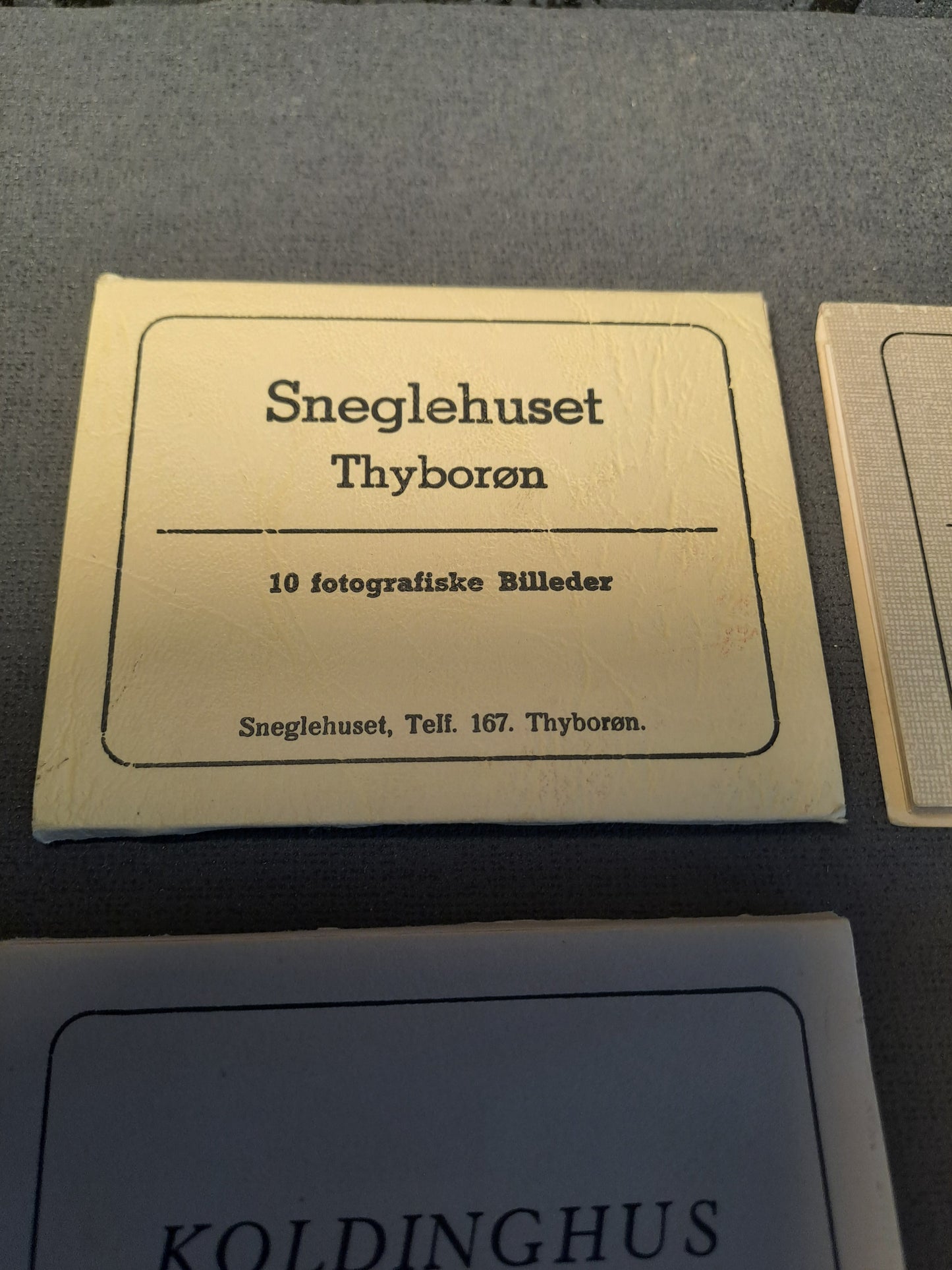 Vintage Fotohæfter fra Danske Lokaliteter