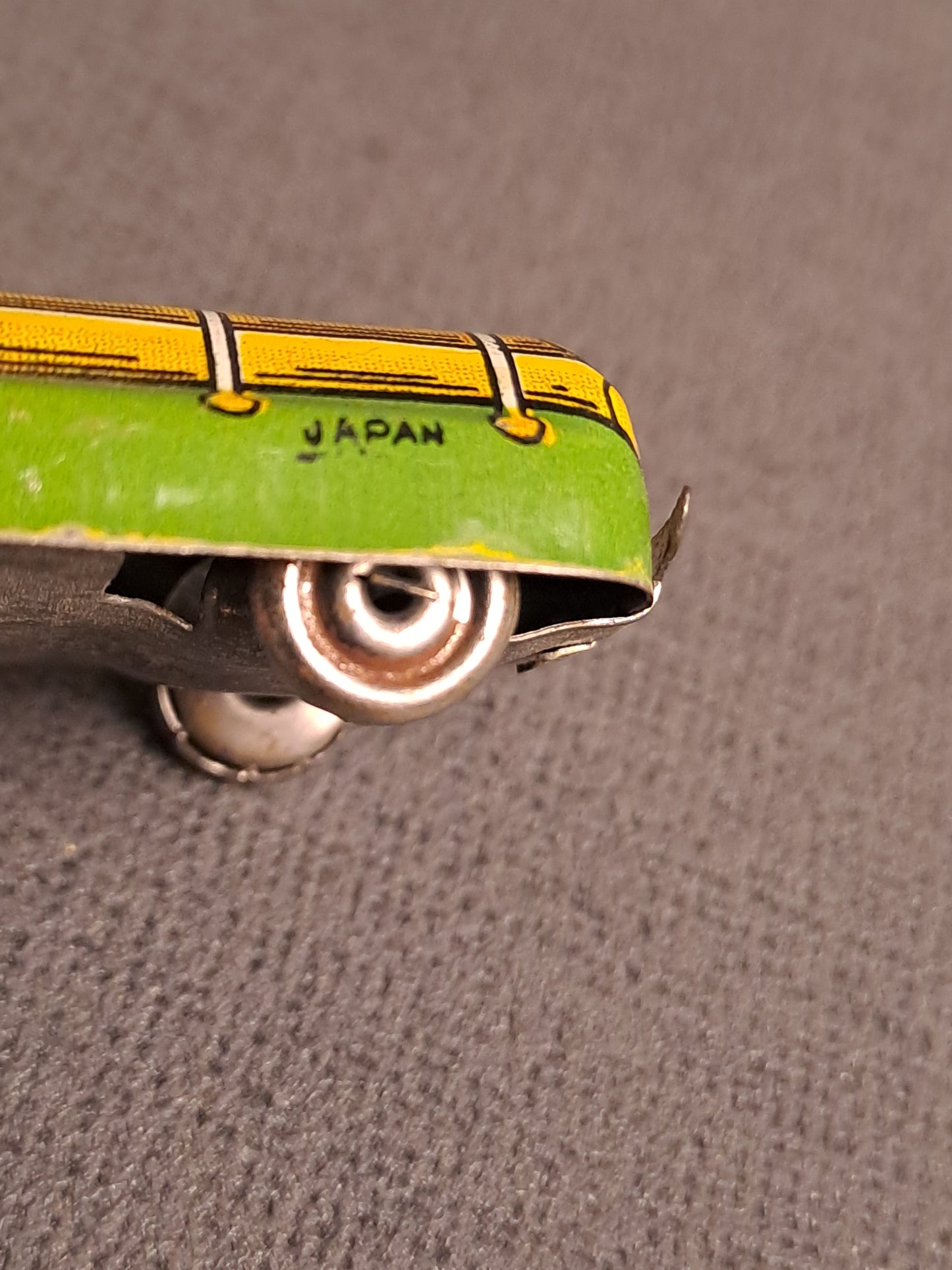 Vintage Lithographic Mini Tin Cars x2