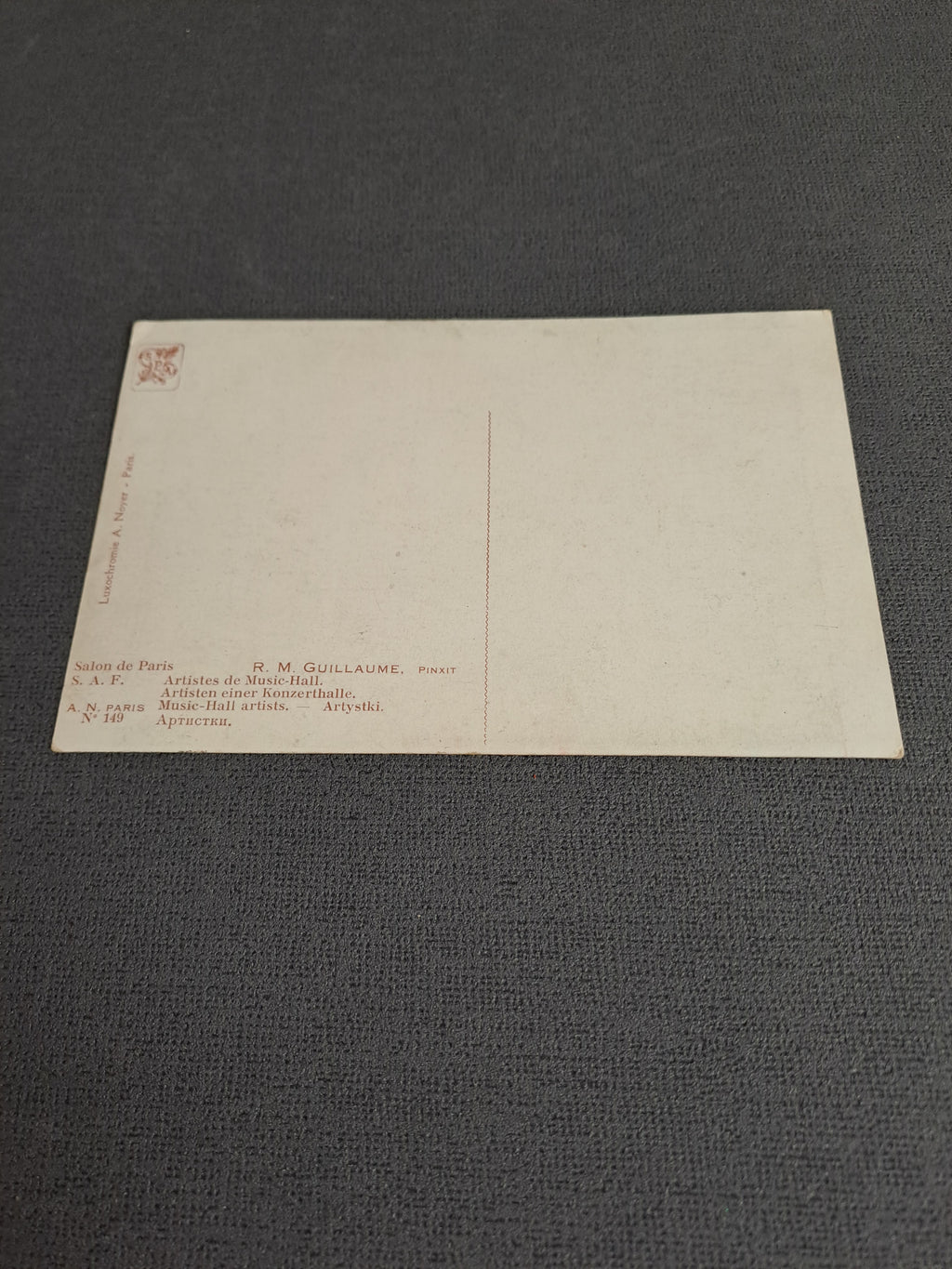Antique French Postcard by Rose-Marie Guillaume 1910 / Antik Fransk Postkort af Rose-Marie Guillaume 1910