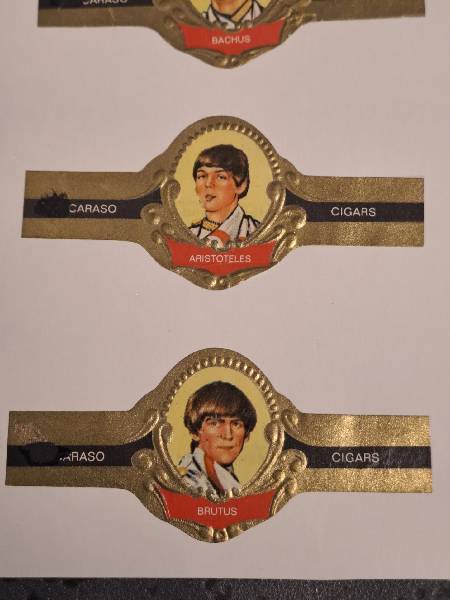 The Beatles Cigar Wrappers 1964