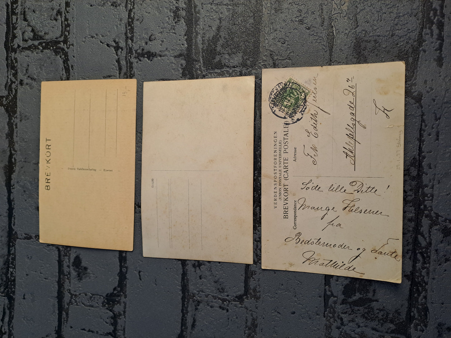 Postcards of Danish WW1-WW2 Soldiers / Postkort af Danske WW1-WW2 Soldater