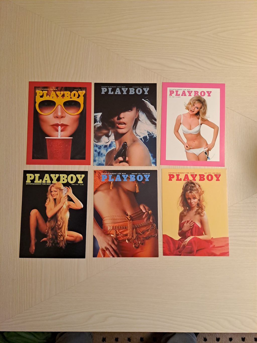 Playboy Magazine Postcards