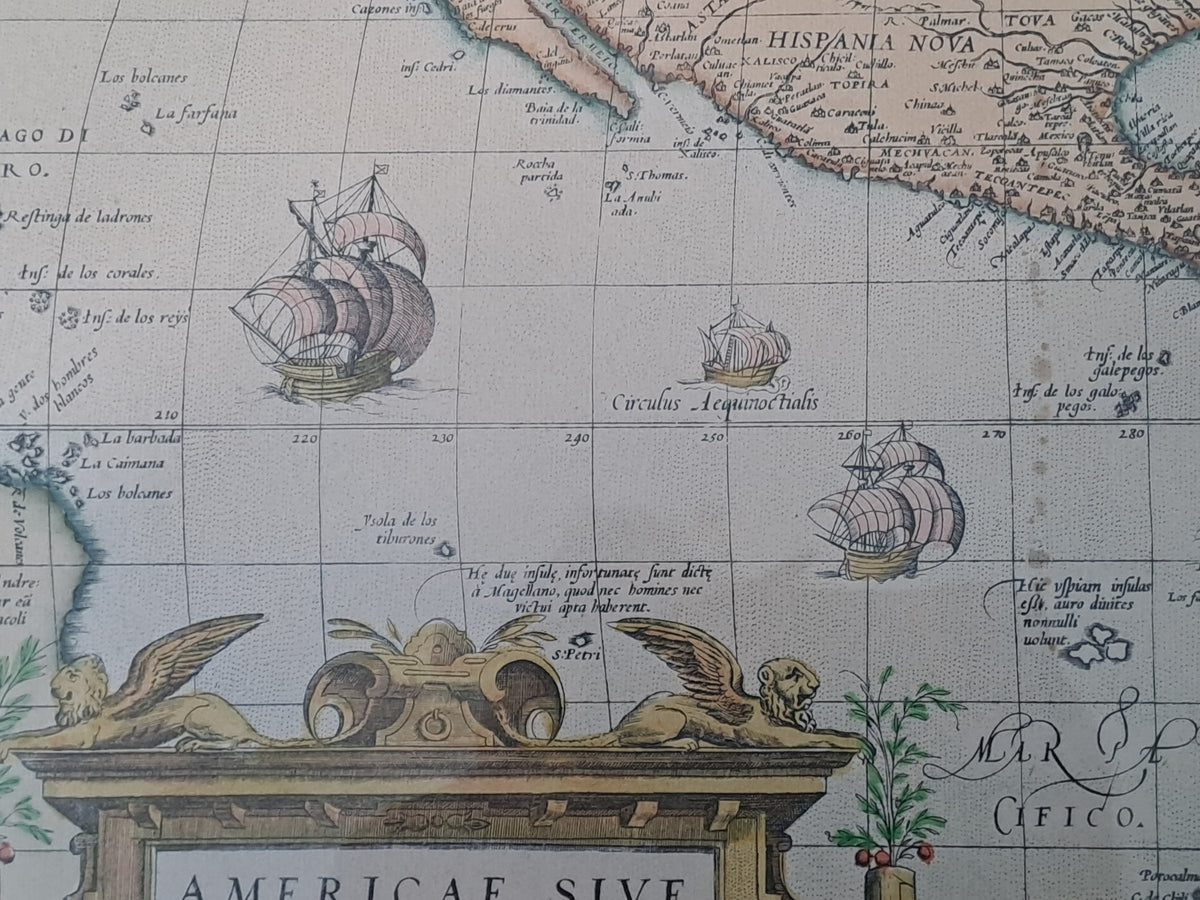 Americae Map / Amerika Kort