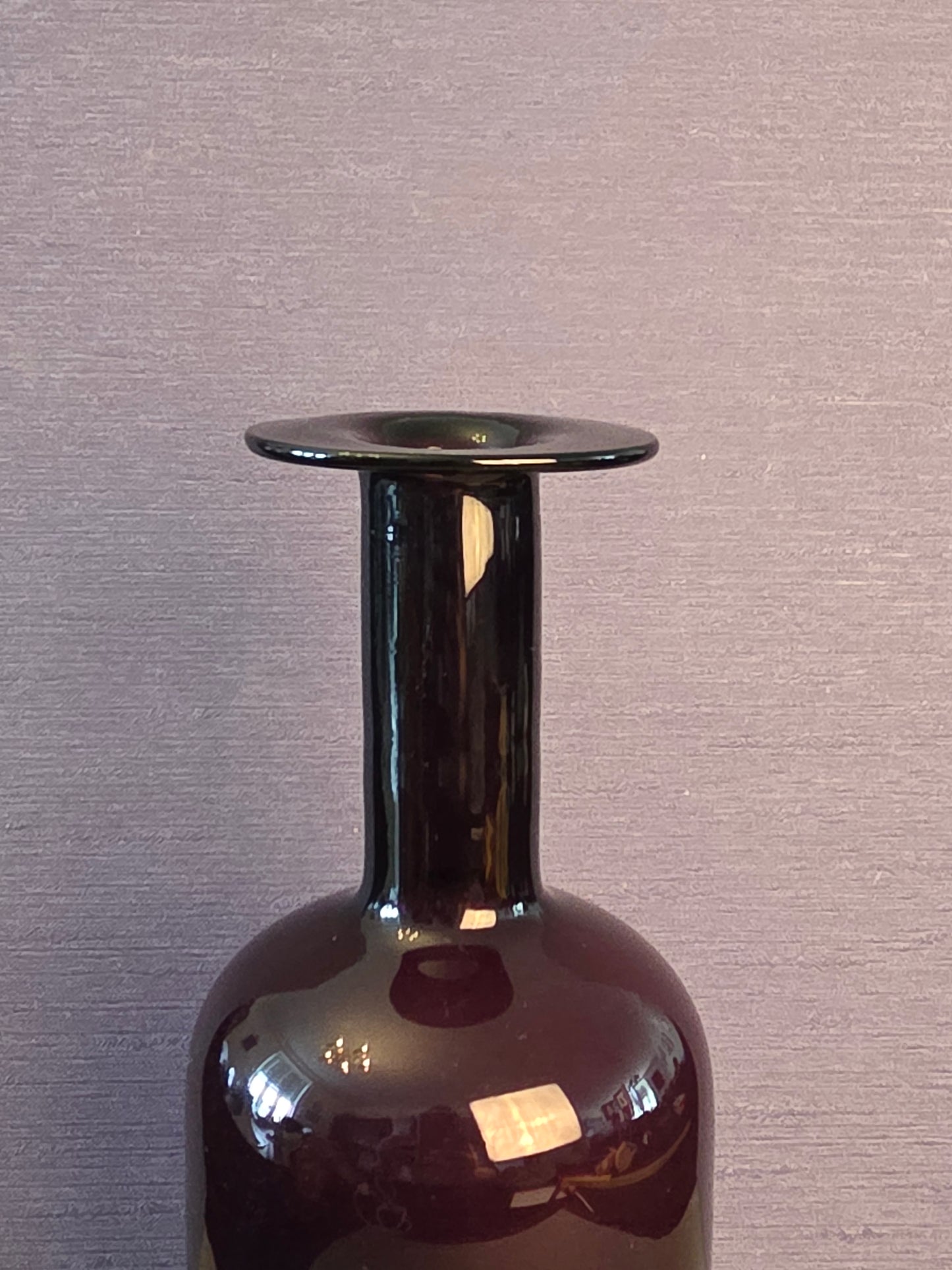 Otto Brauer Gulvvase 24 cm. Holmegaard