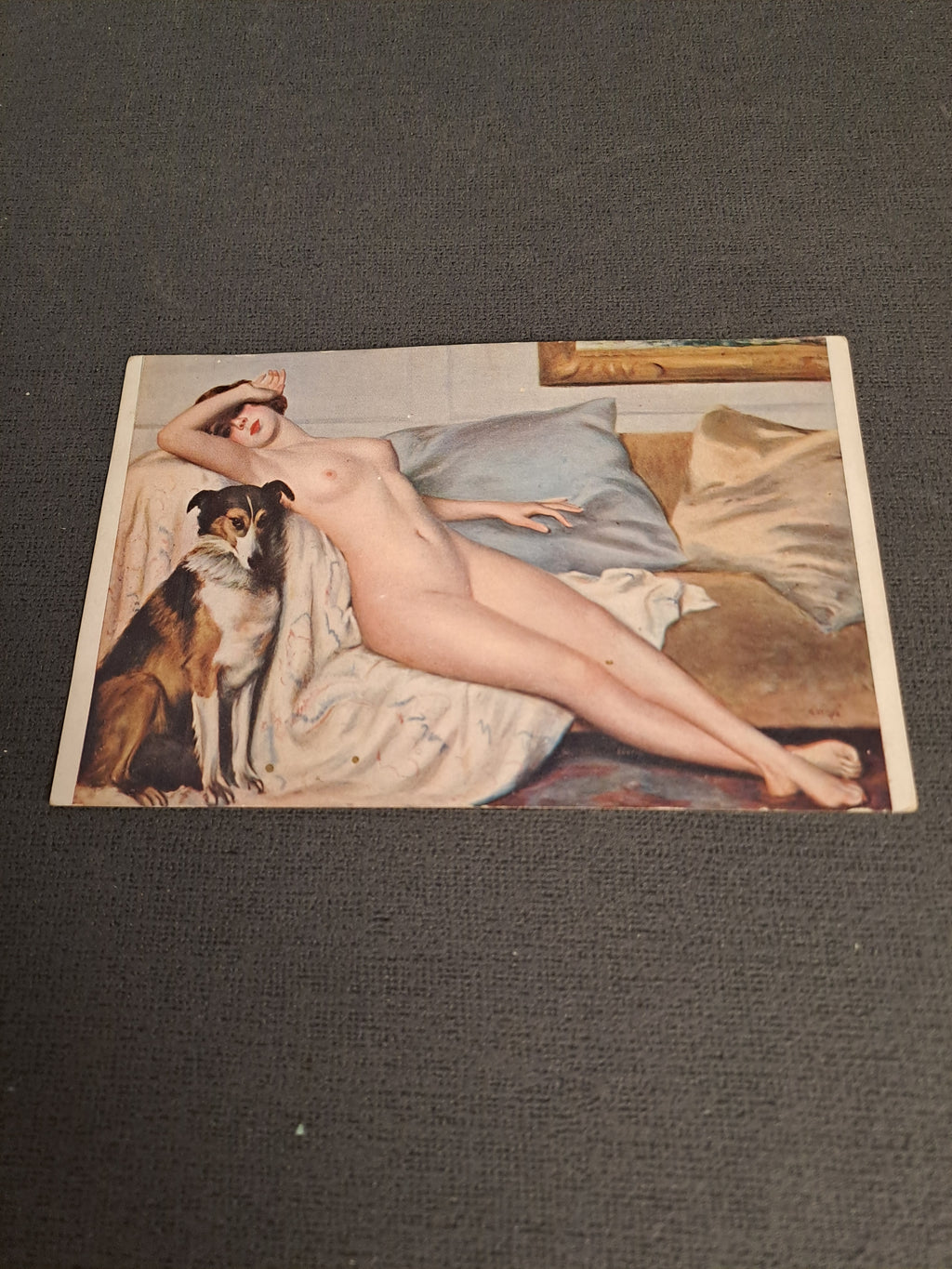 Antique French Postcard 1910-1920 / Antik Fransk Postkort 1910-1920