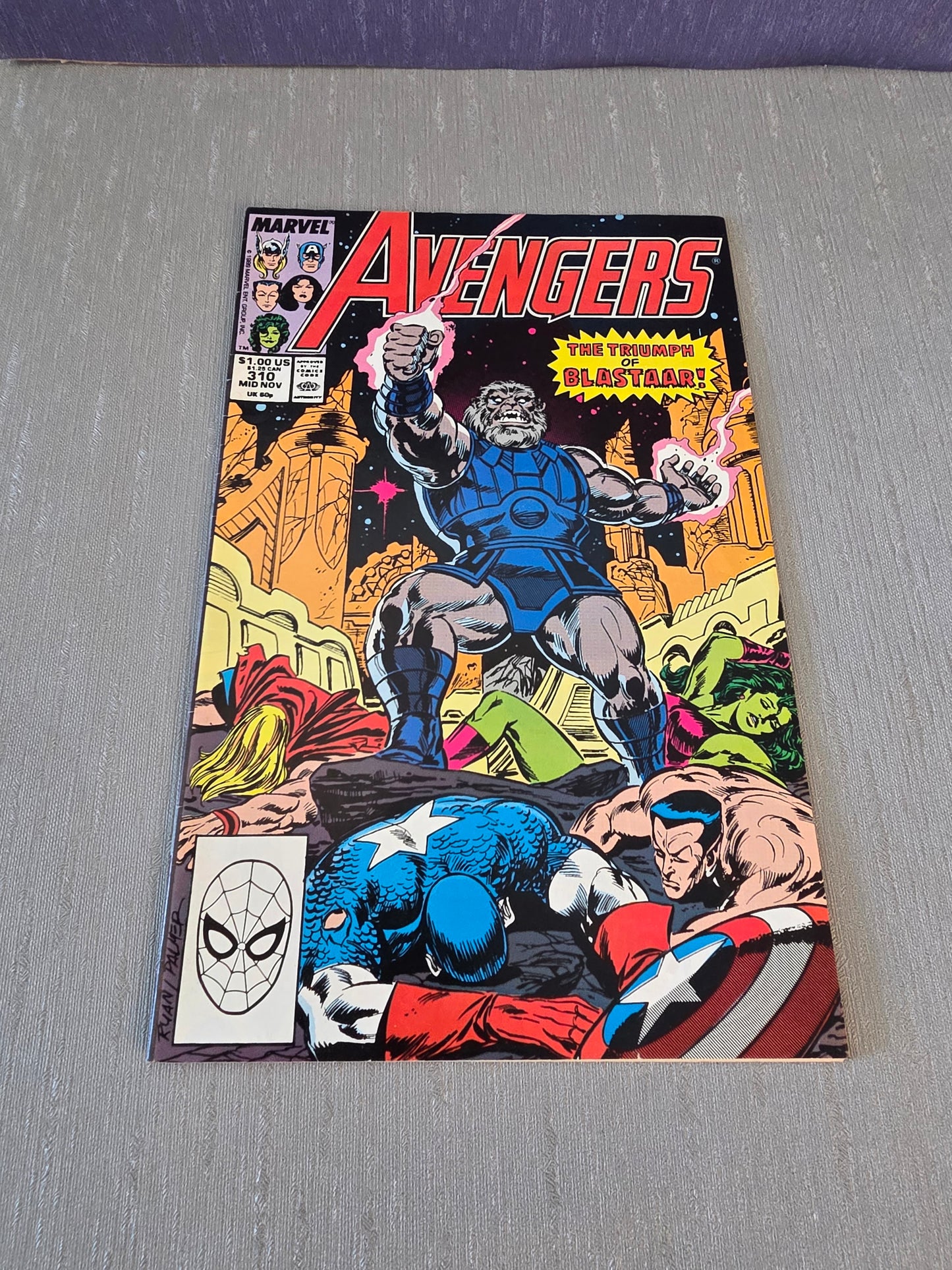 Marvel Avengers #310 Nov 1989