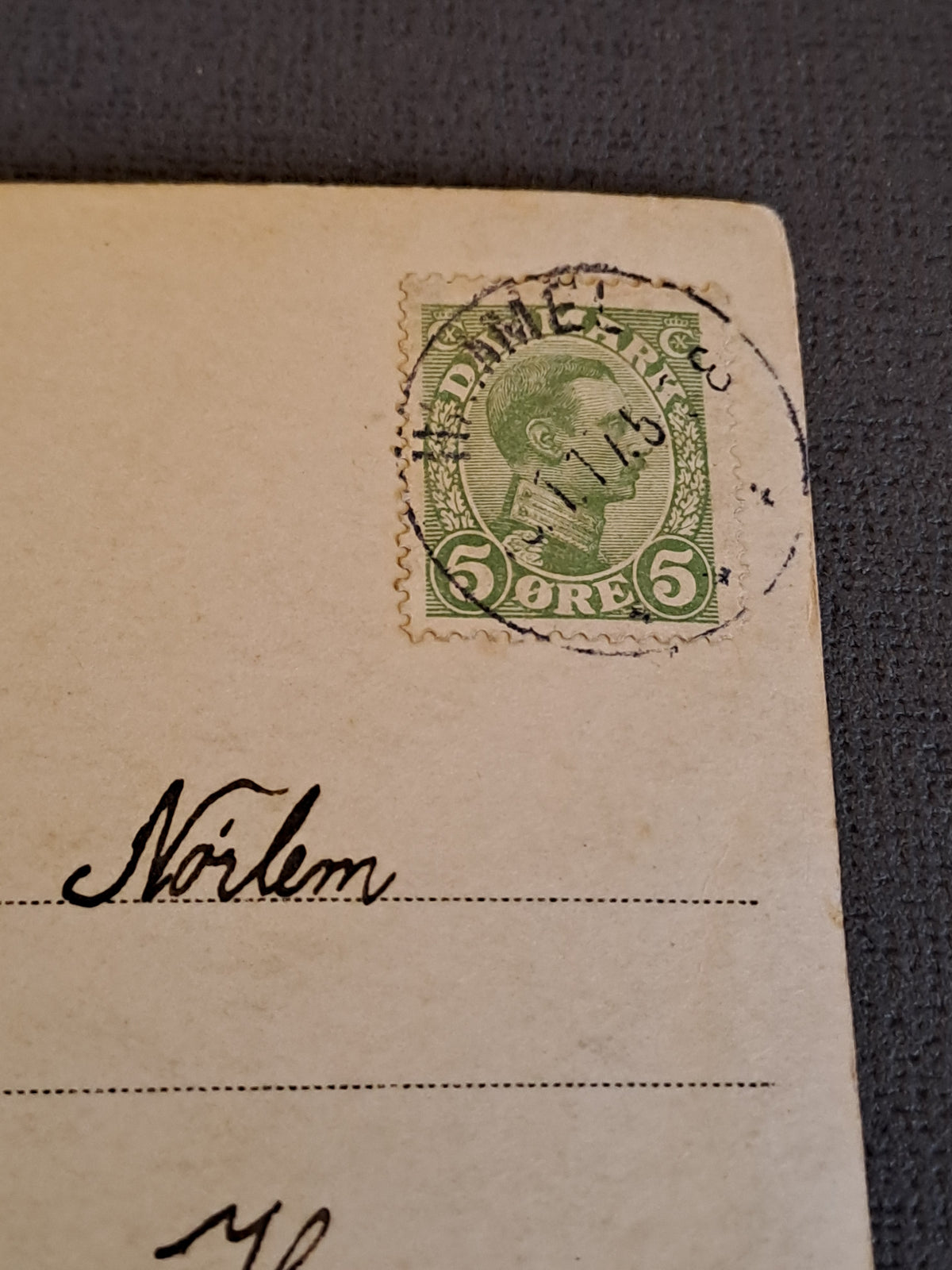 Portræt Postkort 1917
