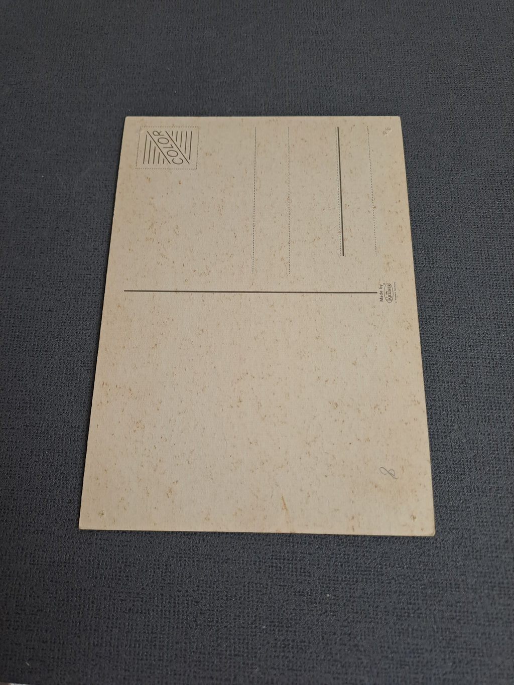 Vintage Postcard / Vintage Postkort