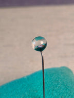 Straight Pin Hand-Blown Bead