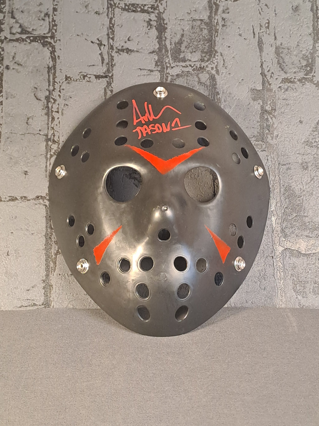 Friday the 13th Ice Hockey Mask with Autograph
