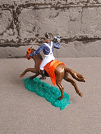 Timpo Toys U.S Cavalry Soldier on Horse / Timpo Toys U.S Kavaleri Soldat på Hest