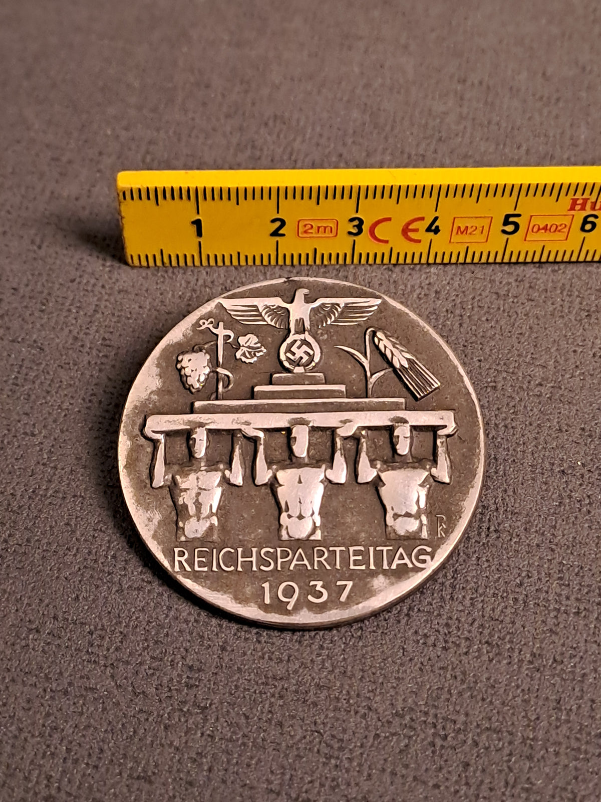 WW2 Third Reich 1937 Nuremberg Rally Badge