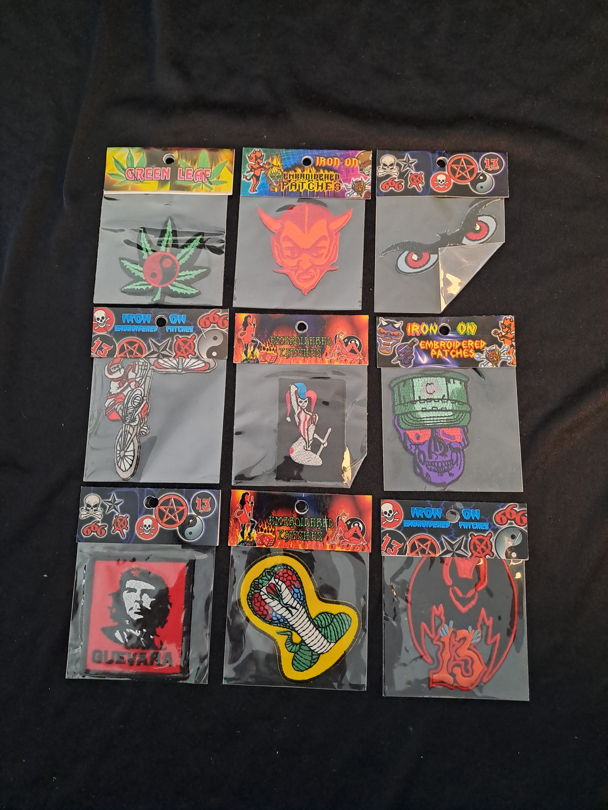 Vintage Patches x9