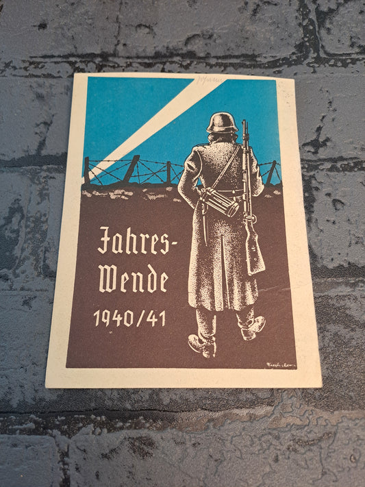WW2 Postcard Jahres Ende 1940/41