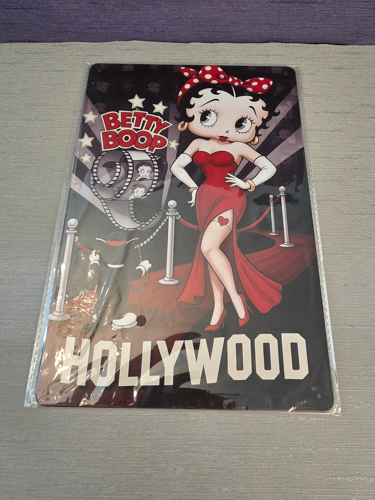 Betty Boop Metal Sign