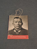 WHW Knight Cross Heinrich Schwarting / WHW Ridderkors Heinrich Schwarting