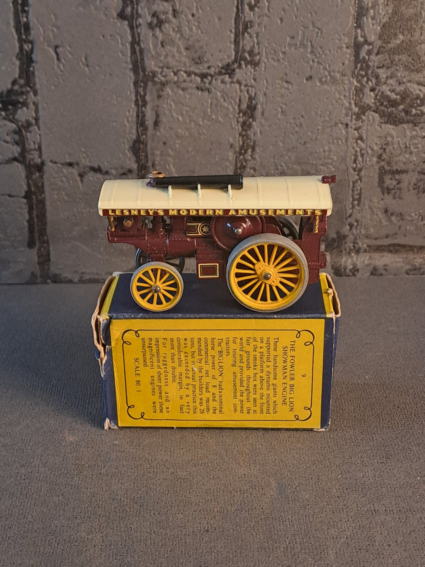 Lesney Models of Yesteryear The Fowler Big Lion Showman Engine