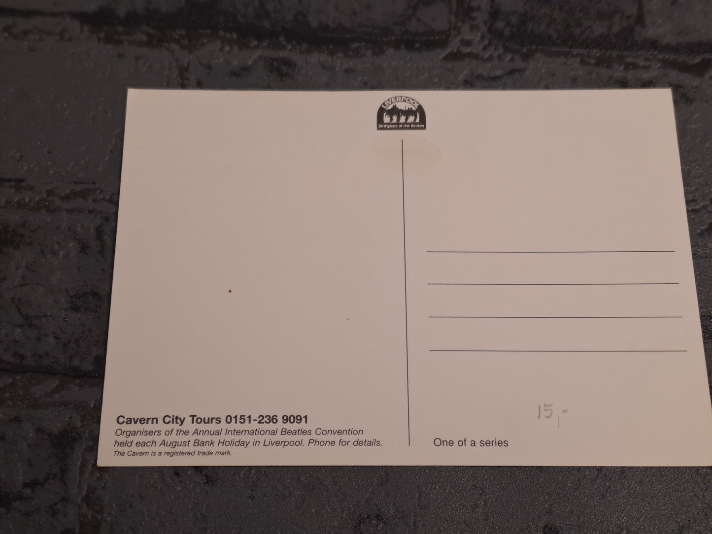 The Beatles Postcard from Liverpool