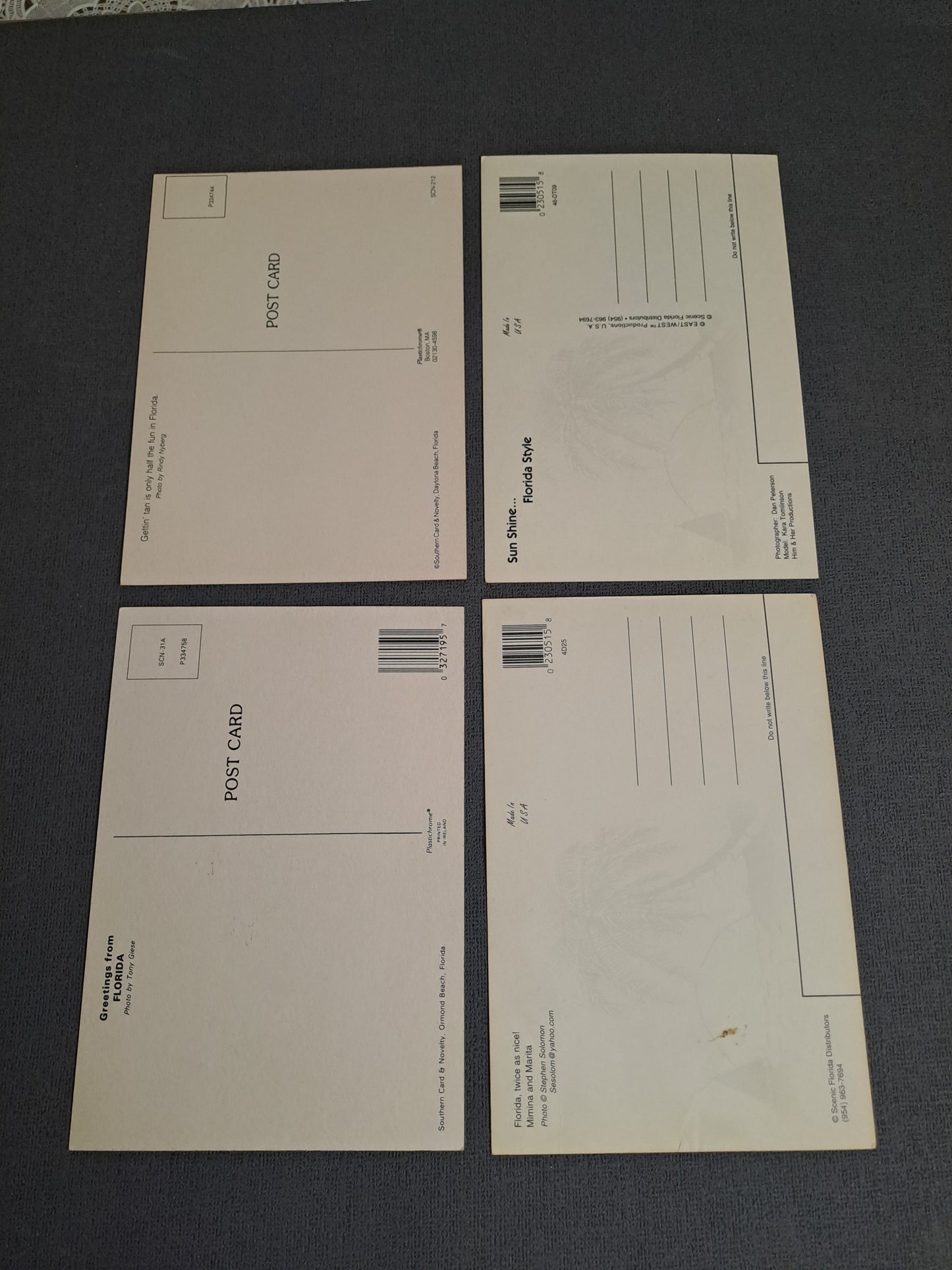 US Vintage Erotic Postcards / Amerikanske Vintage Erotiske Postkort