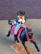 Timpo Toys U.S. Kavaleri Soldat på Hest / Timpo Toys U.S. Cavalry Soldier on Horse