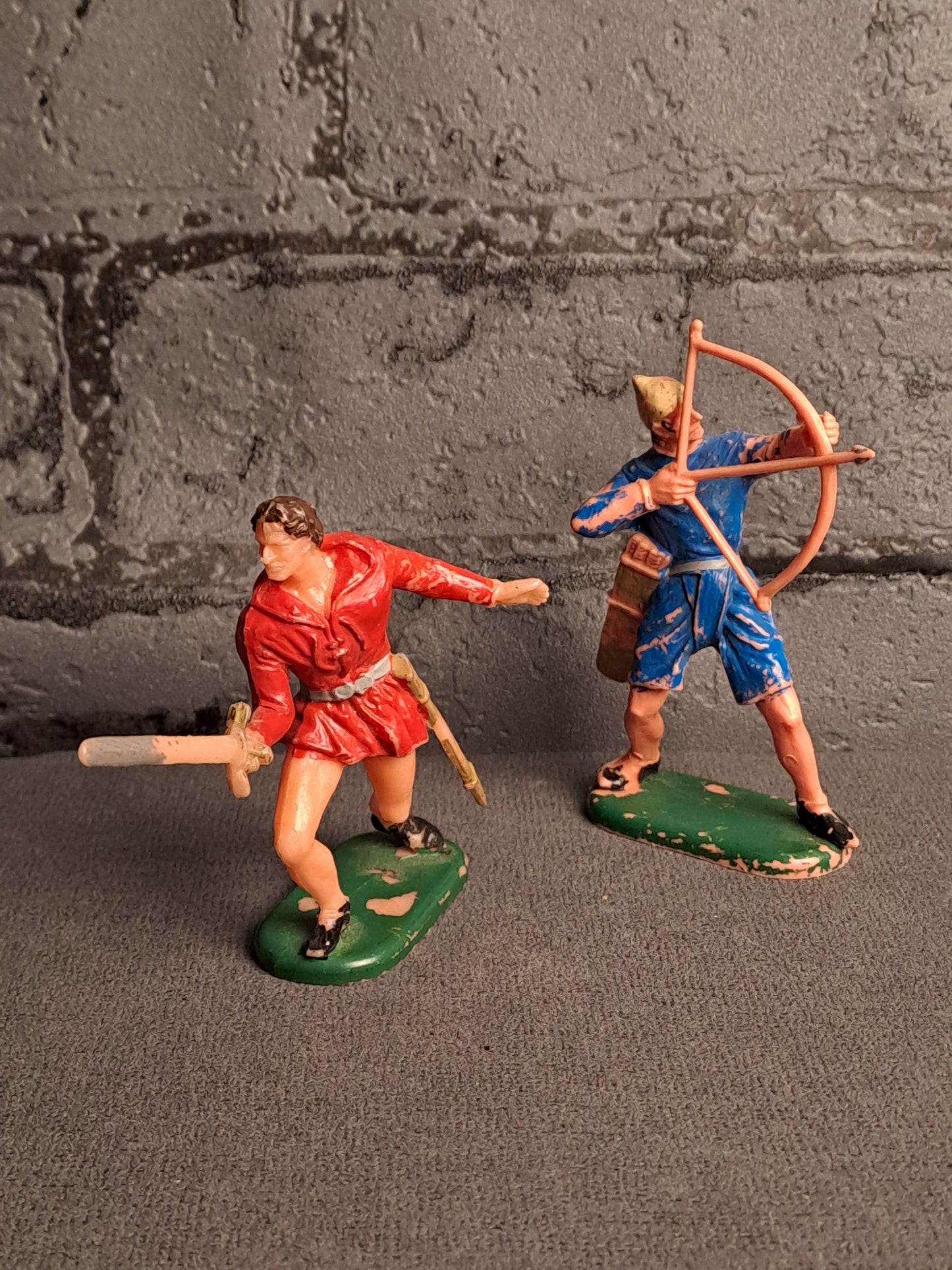 Elastolin Norman Knights x2 / Elastolin Normanske Riddere x2