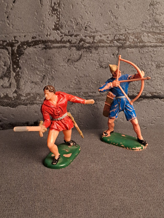 Elastolin Norman Knights x2 / Elastolin Normanske Riddere x2