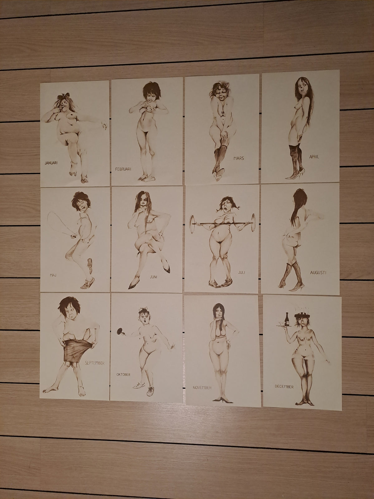 12 Months of Caricatures