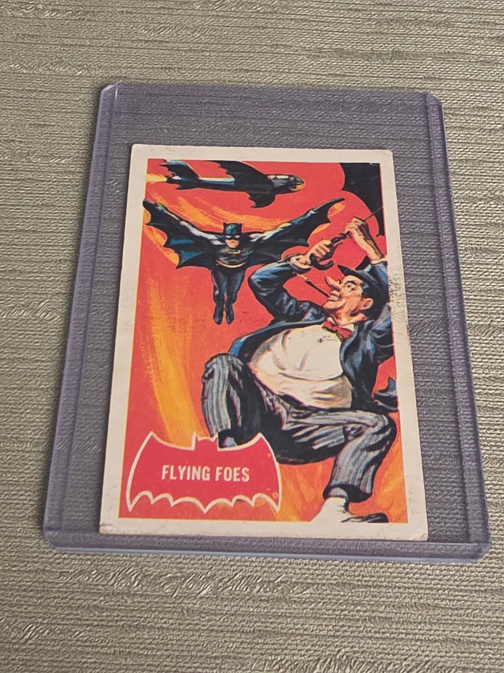 Batman Vintage Samlerkort 1966 Flying Foes