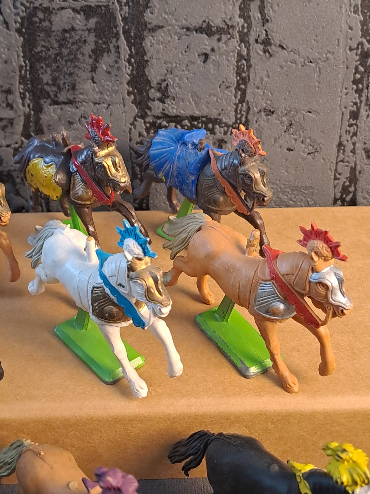 Britains Deetail Knight War Horses x11 / Britains Deetail Ridder Krigsheste x11