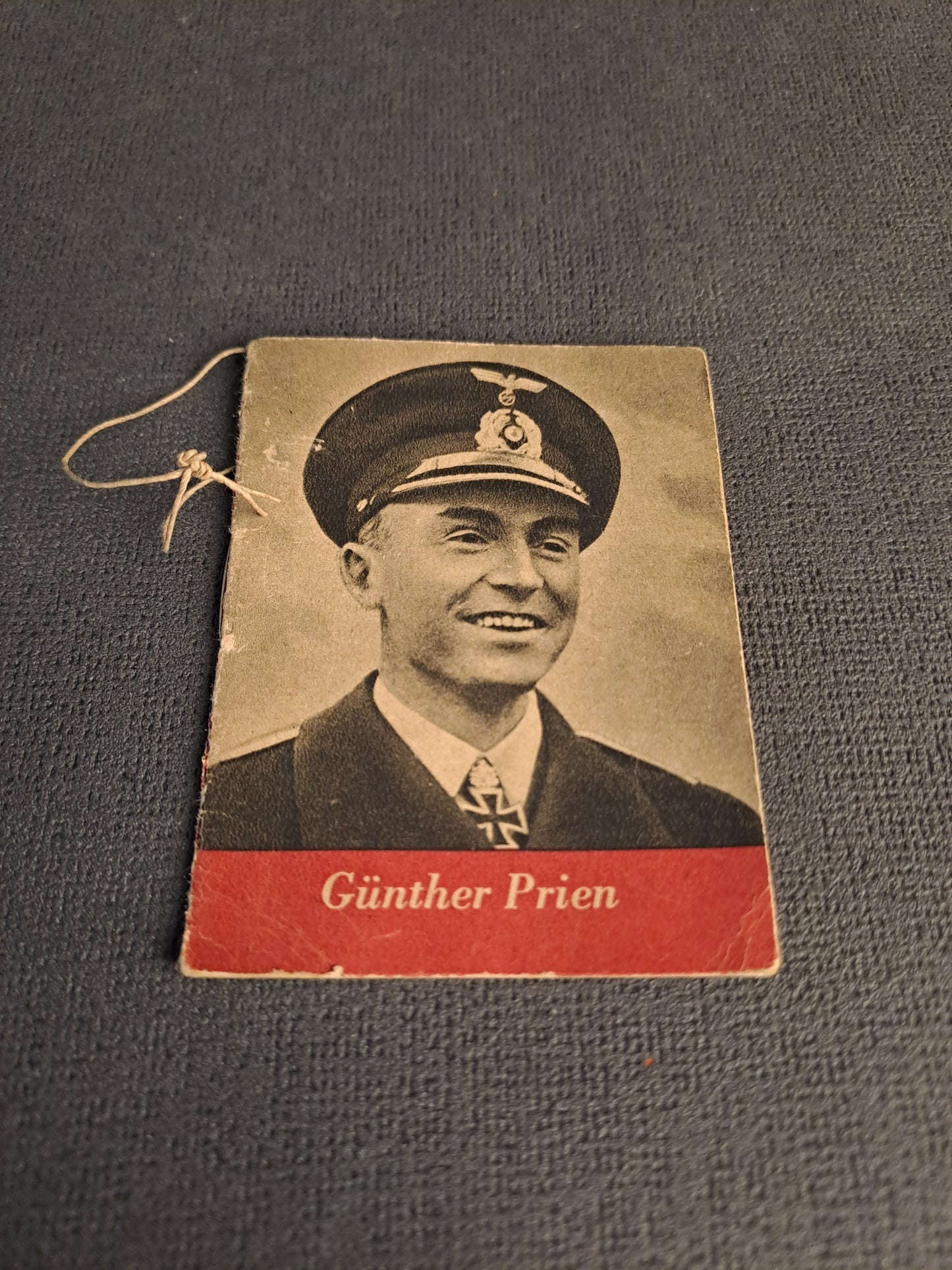 WHW Knight Cross Mini Booklet Gunther Prien / WHW Ridderkors Gunther Prien