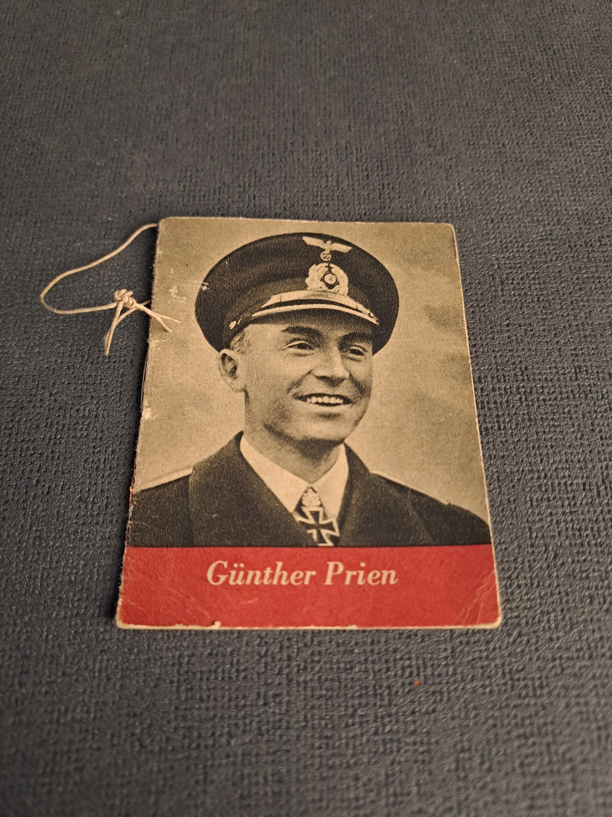 WHW Knight Cross Mini Booklet Gunther Prien / WHW Ridderkors Gunther Prien