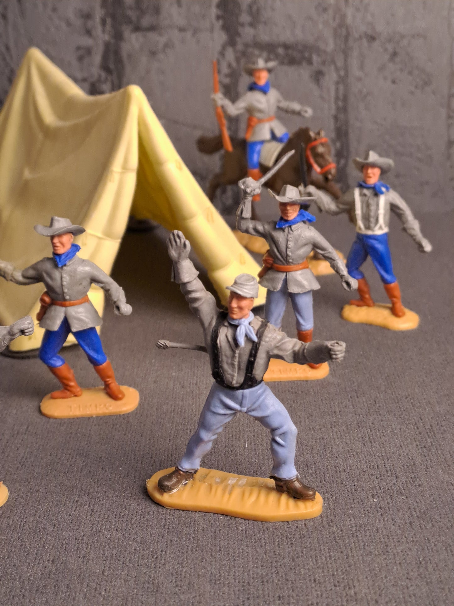 Timpo Toys Confederates / Timpo Toys Sydstats Soldater