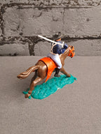Timpo Toys U.S Cavalry Soldier on Horse / Timpo Toys U.S Kavaleri Soldat på Hest
