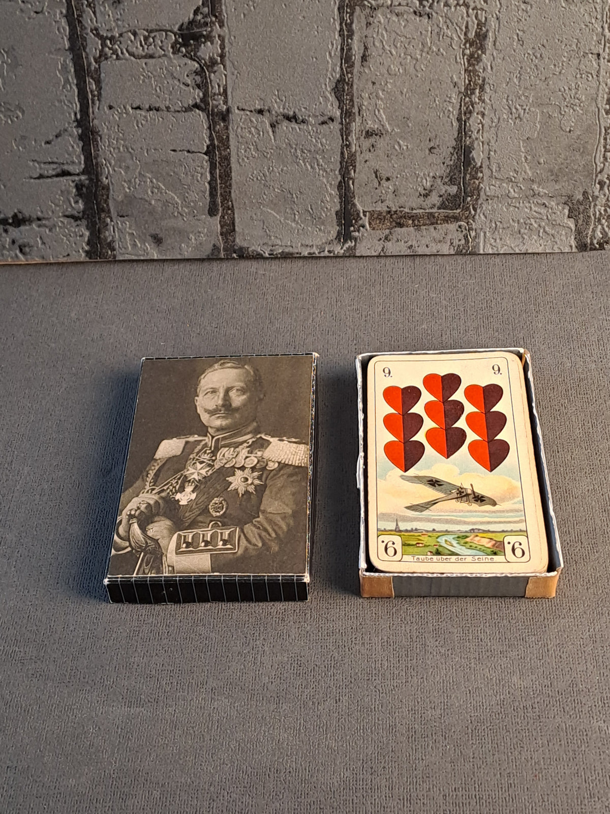 WW1 German War Playing Cards / WW1 Tyske Krigs Spillekort