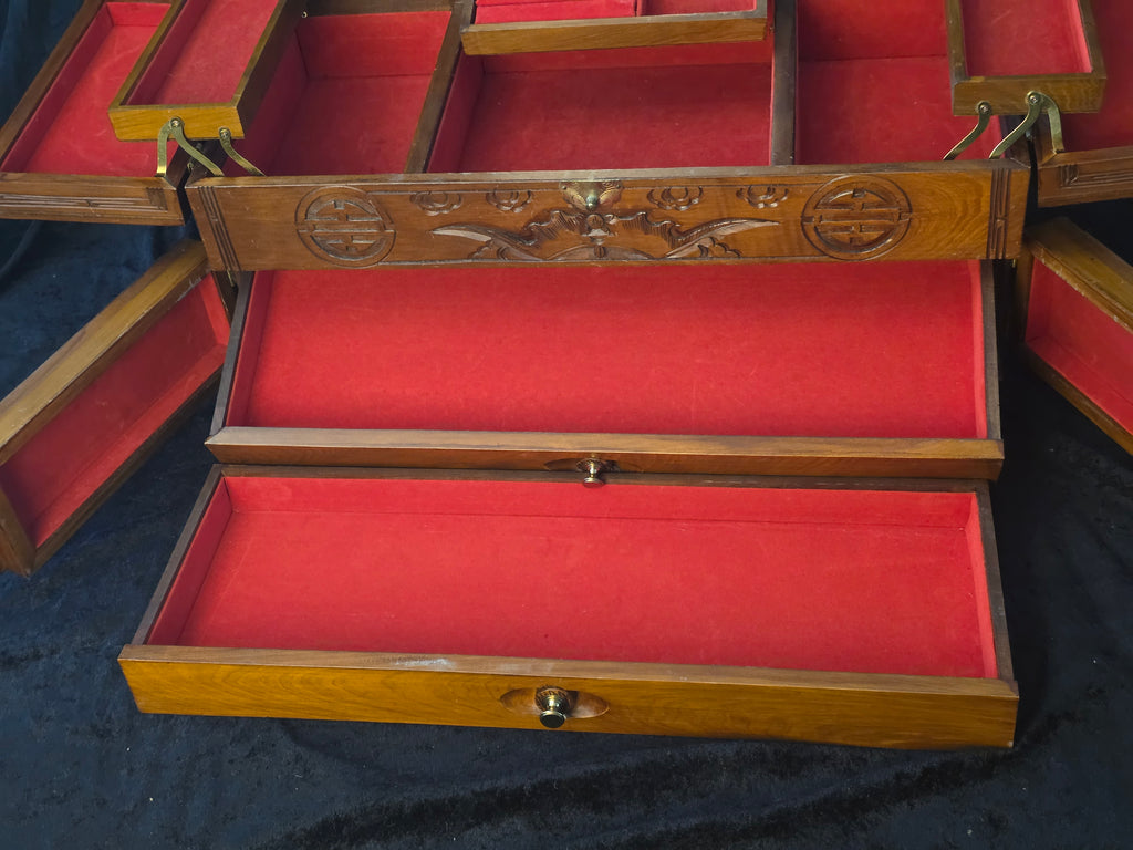 Chinese Vintage Large Jewelry Box