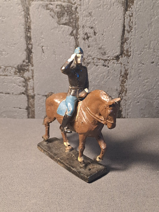 Lineol The Danish King Christian 10. on Horse / Lineol Chr. X på Hest