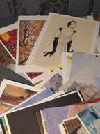 65x Art Postcards