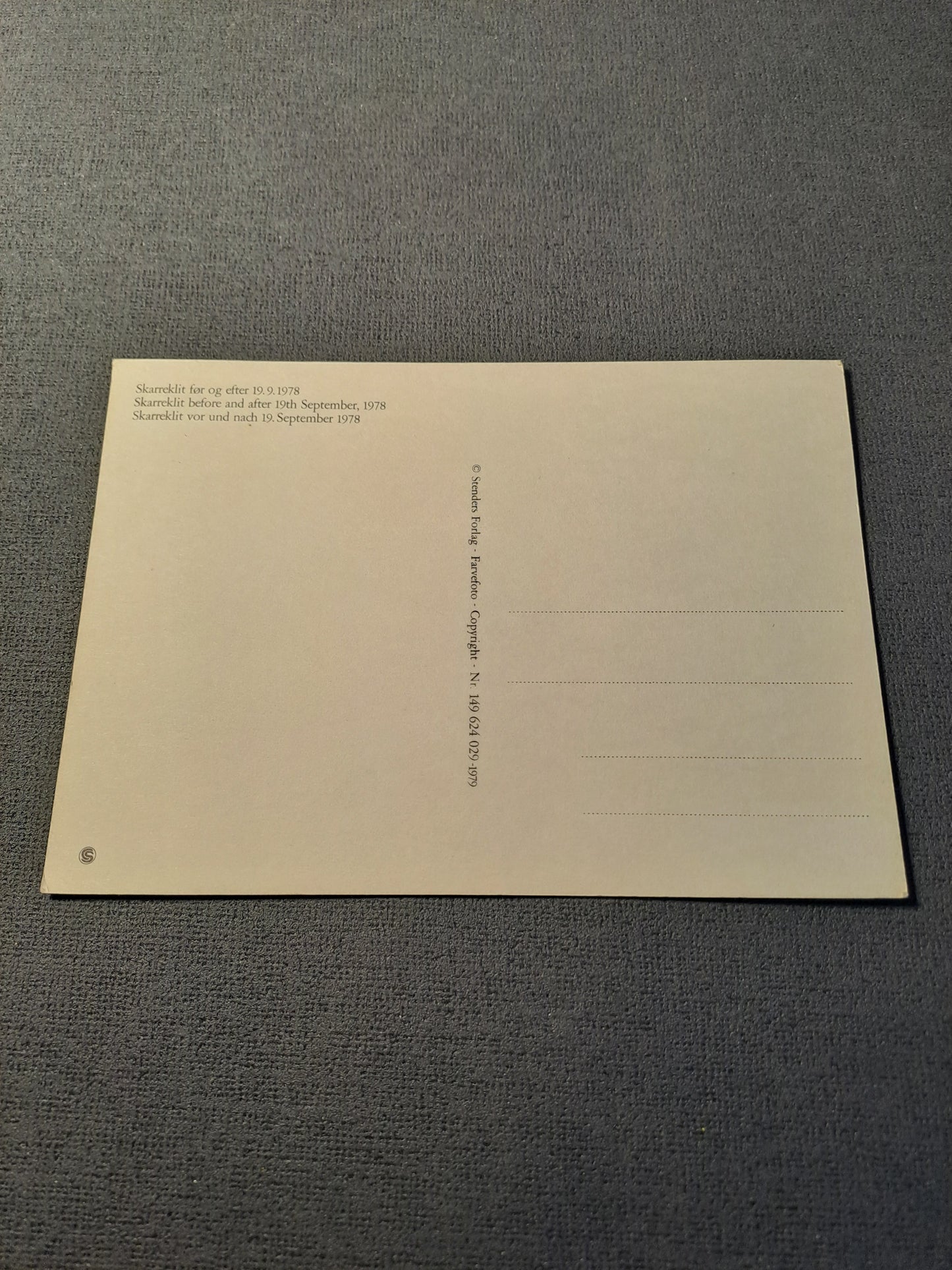 Skarreklit før og efter 19.9.1978