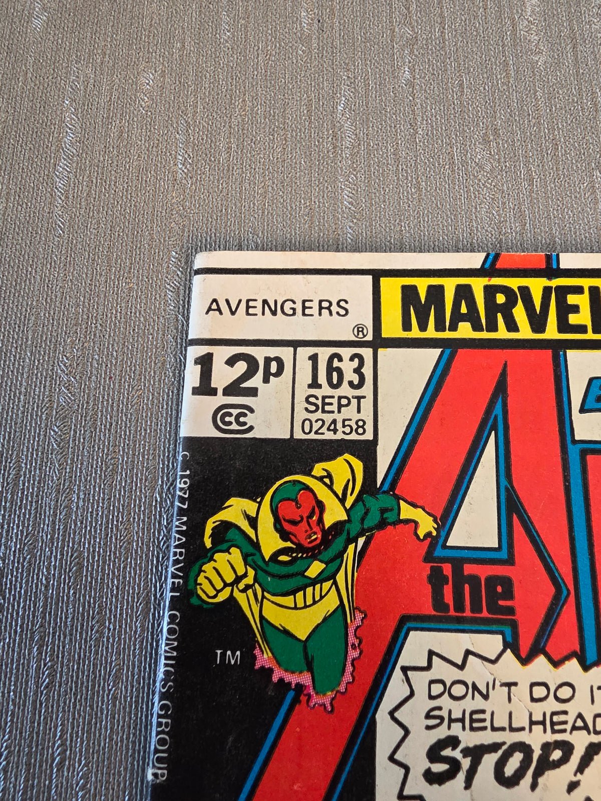Marvel Avengers #163 Sept 1977