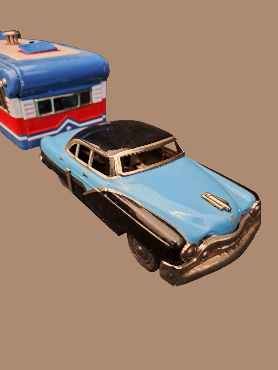 Tin Car and House Trailer