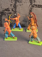 Britains Deetail Indians x4