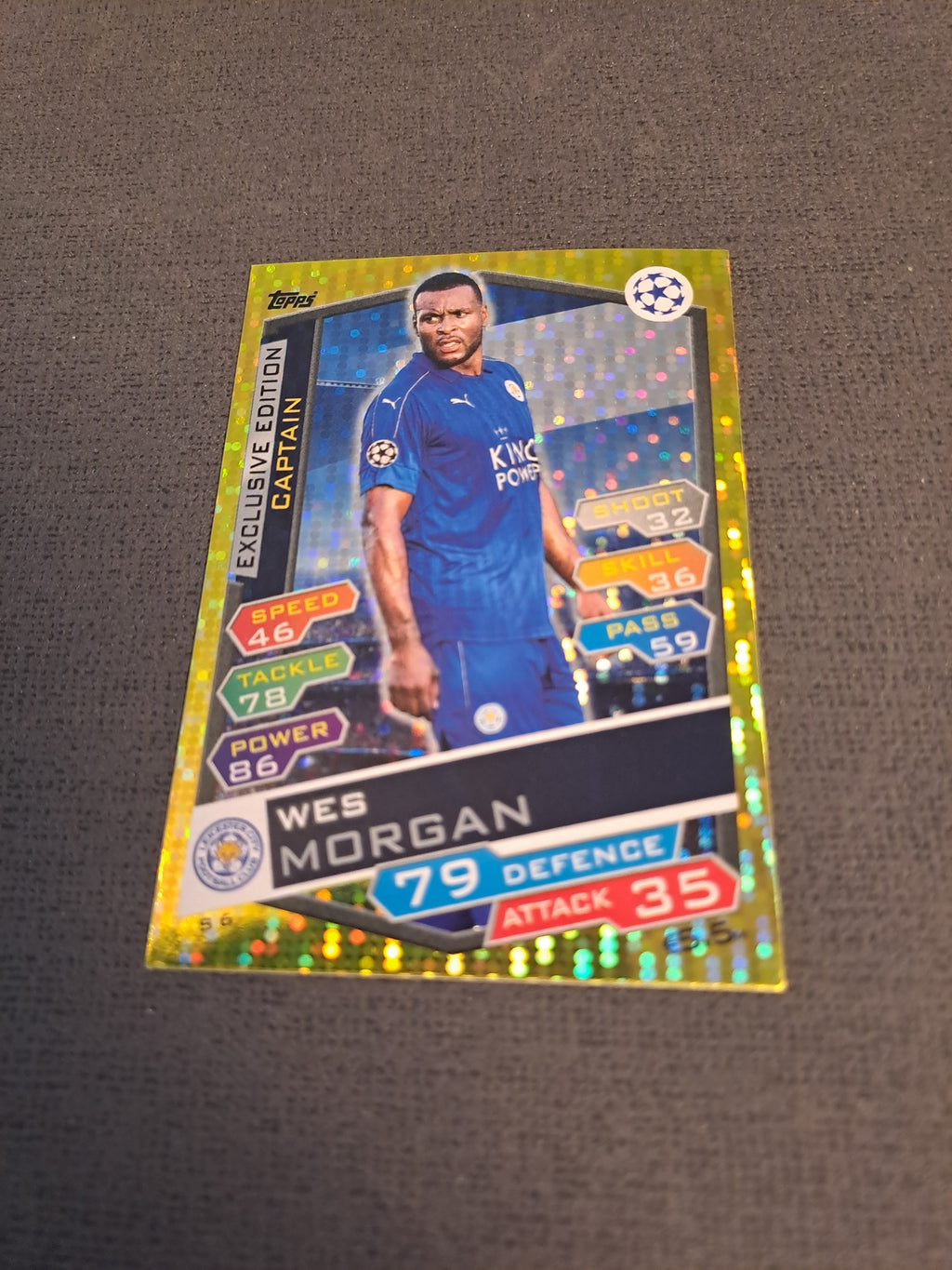 Topps Match Attax Wes Morgan