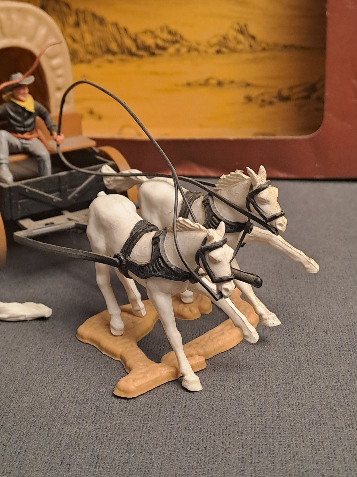 Timpo Toys Wild West Wagon / Timpo Toys Prærievogn