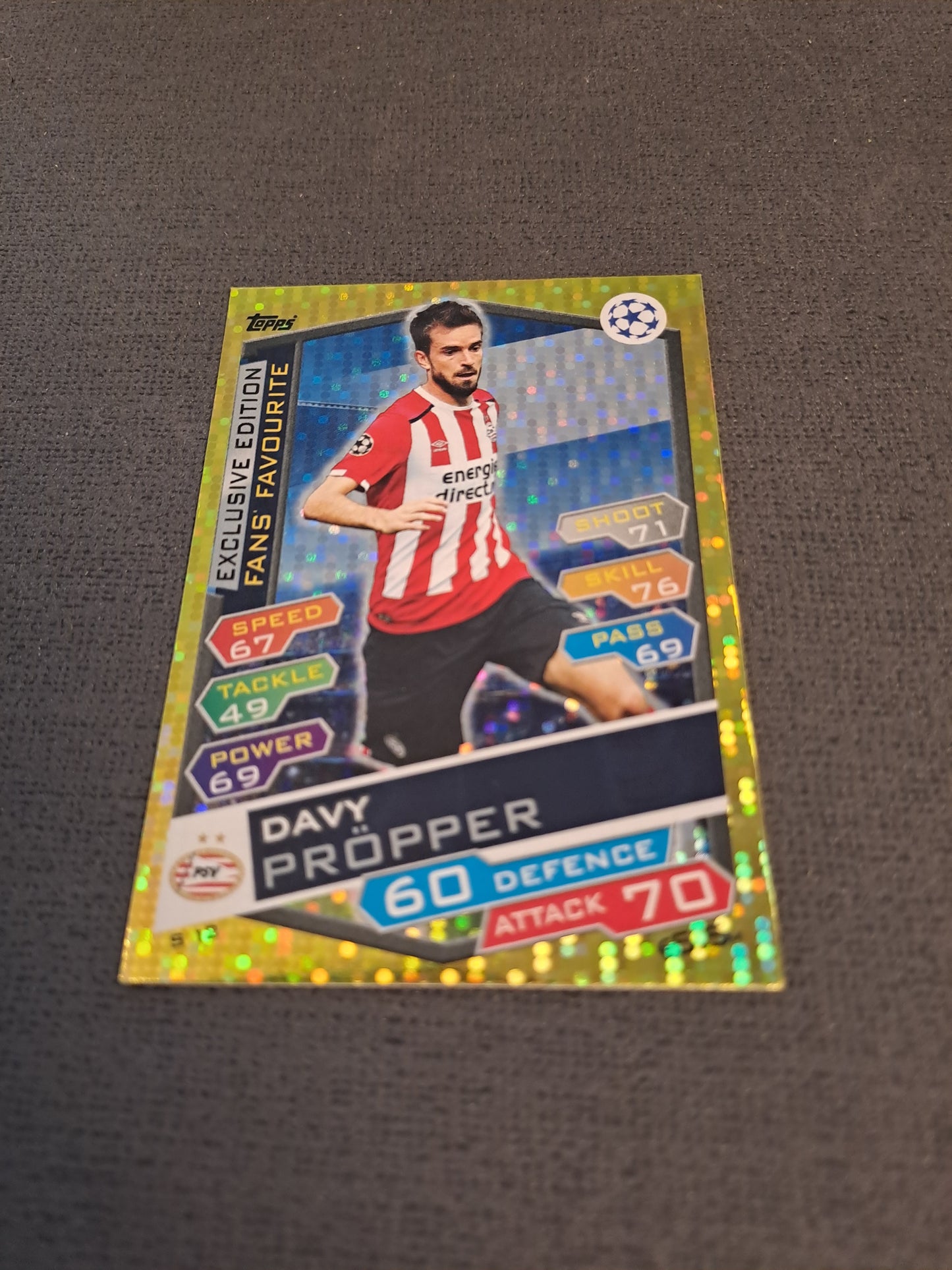 Topps Match Attax Davy Propper