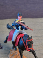 Timpo Toys U.S. Kavaleri 2 Soldater på Hest / Timpo Toys U.S. Cavalry 2 Soldiers on Horse