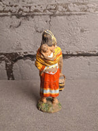 Lineol Indian Woman with Child 1930's / Lineol Indiansk Kvinde med Barn 1930erne