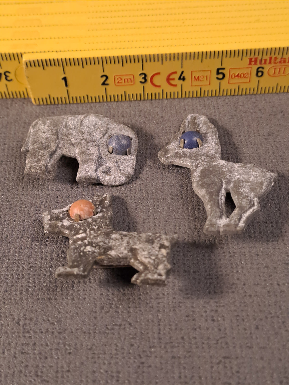 WHW Animal Badges with Pearls